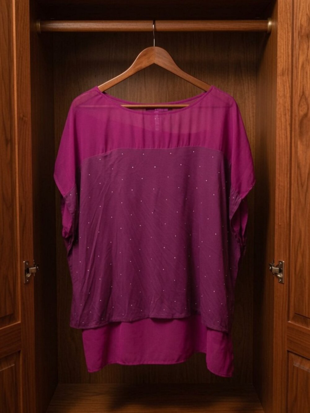 Jennifer Lopez purple blouse